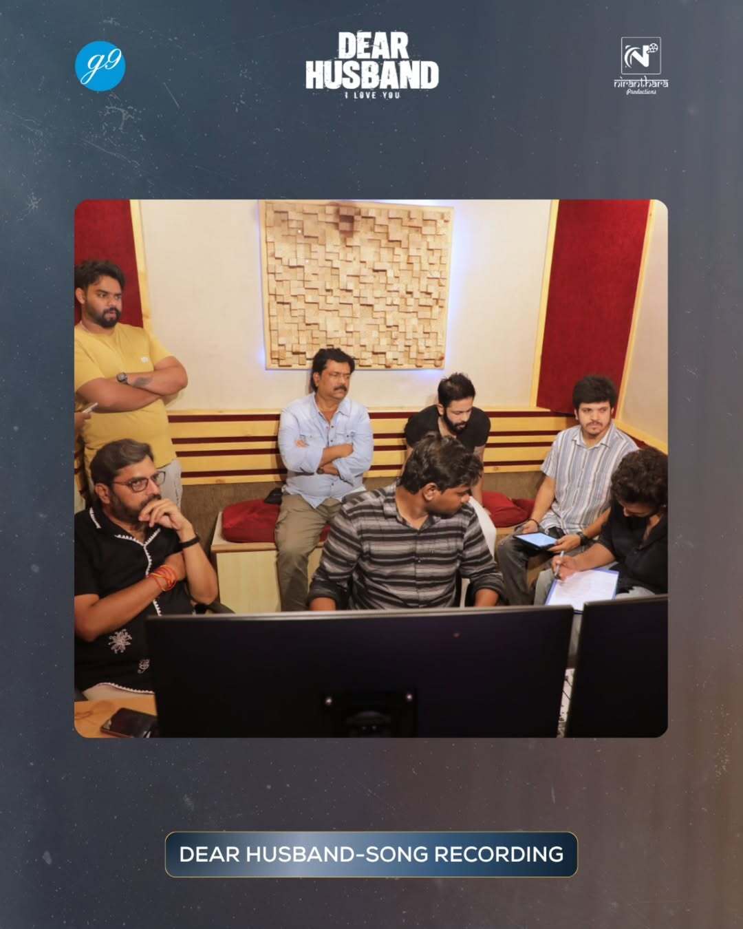 Dear Husband song recordings have been successfully completed ❤️🎙️✨ Singer nakash_aziz beauti