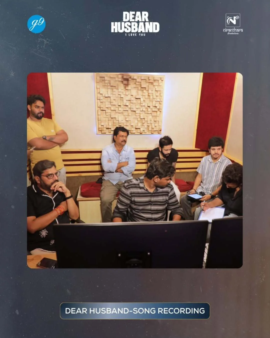 Dear Husband song recordings have been successfully completed ❤️🎙️✨ Singer nakash_aziz beauti